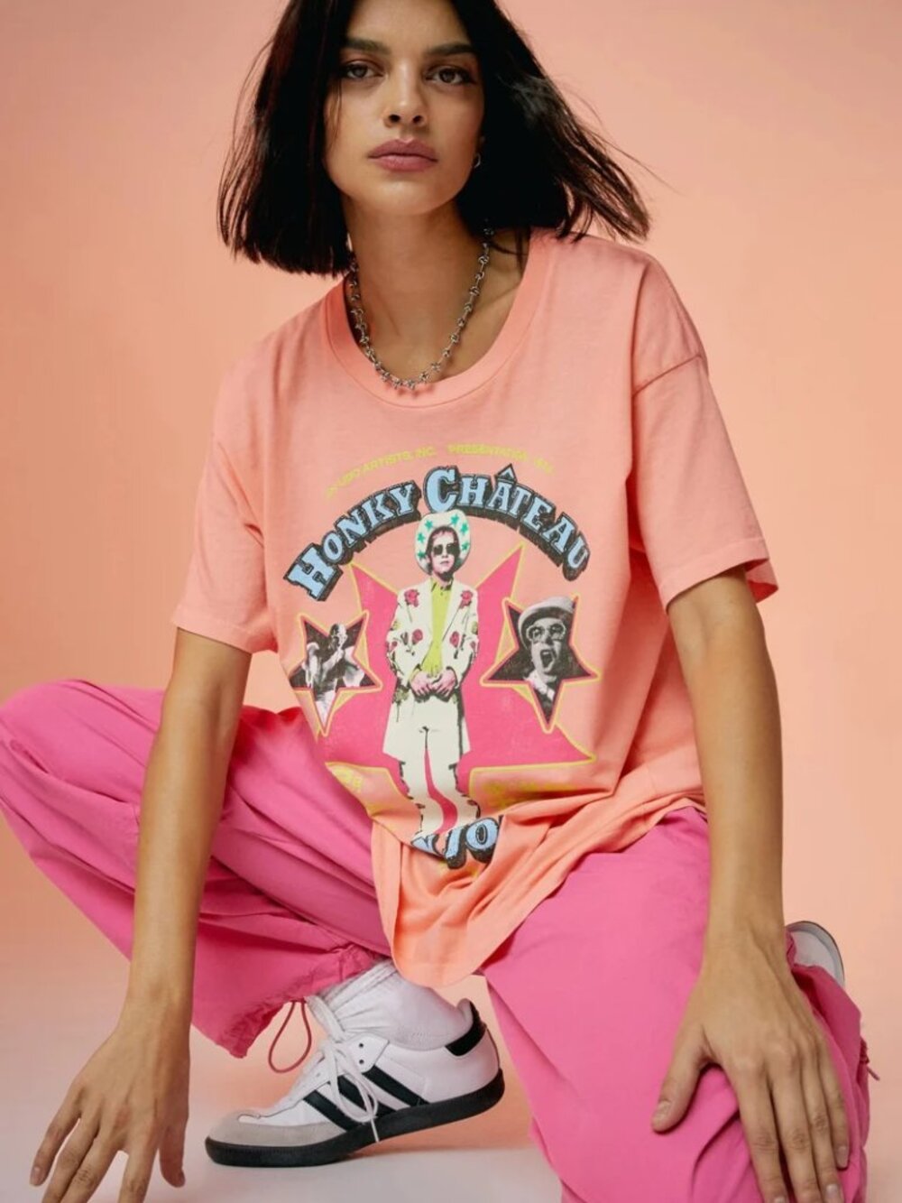 Daydreamer Elton John “Honky Château” Graphic Tee — Desert Flower (Size XS)